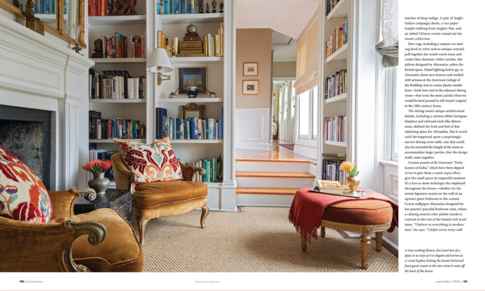 Charleston Magazine feature on Alexandra Howard