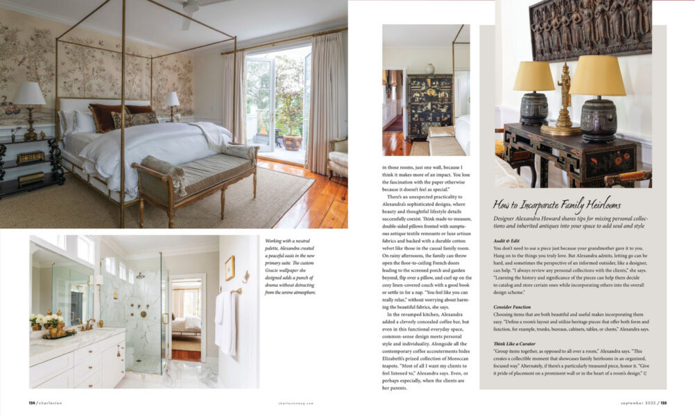 Charleston Magazine feature on Alexandra Howard